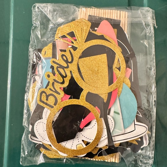 2 bags of photo props for Wedding, Shower, Bachelorette - Picture 2 of 5